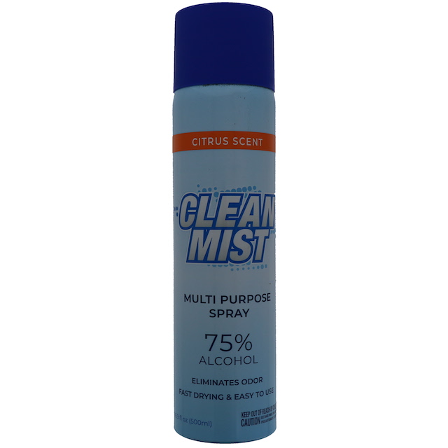 CLEAN MIST SPRAY CITRUS SCENT 75 ALCOHOL
