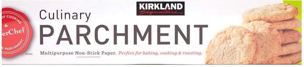 Kirkland Signature 587346 Parchment-1pk Non Stick Parchment 1 Pack Clear