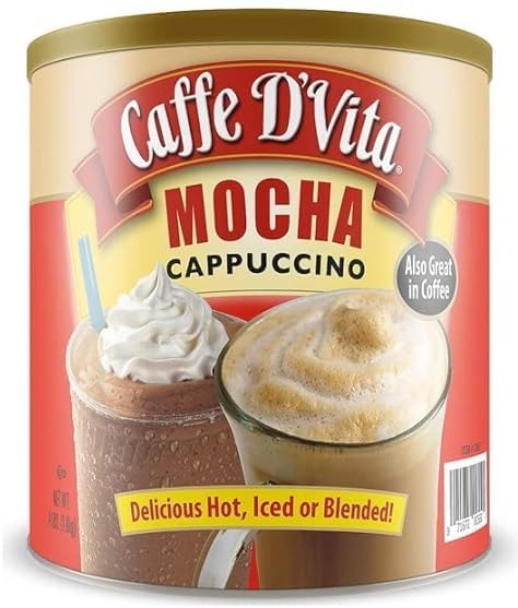 Caffe DVita Mocha Cappuccino Hot or Iced 4 lbs