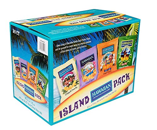 Hawaiian Potato Chips Island Pack Variety Pack 1.5 oz 30 ct