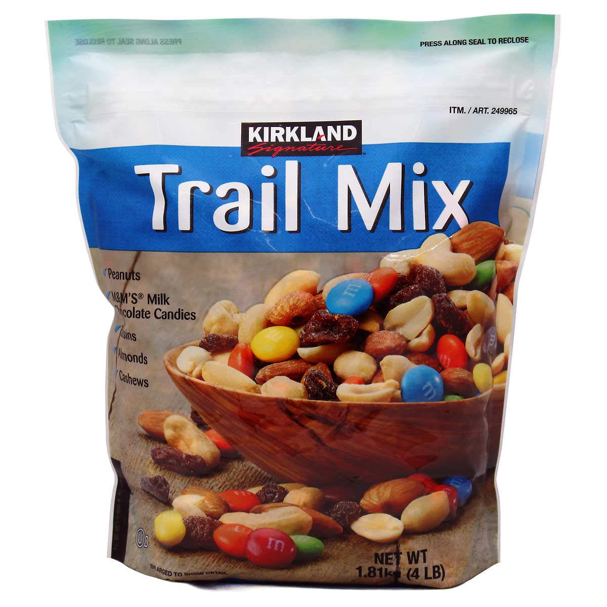 Kirkland Signature Trail Mix -8 Lbs of 4 Lbs