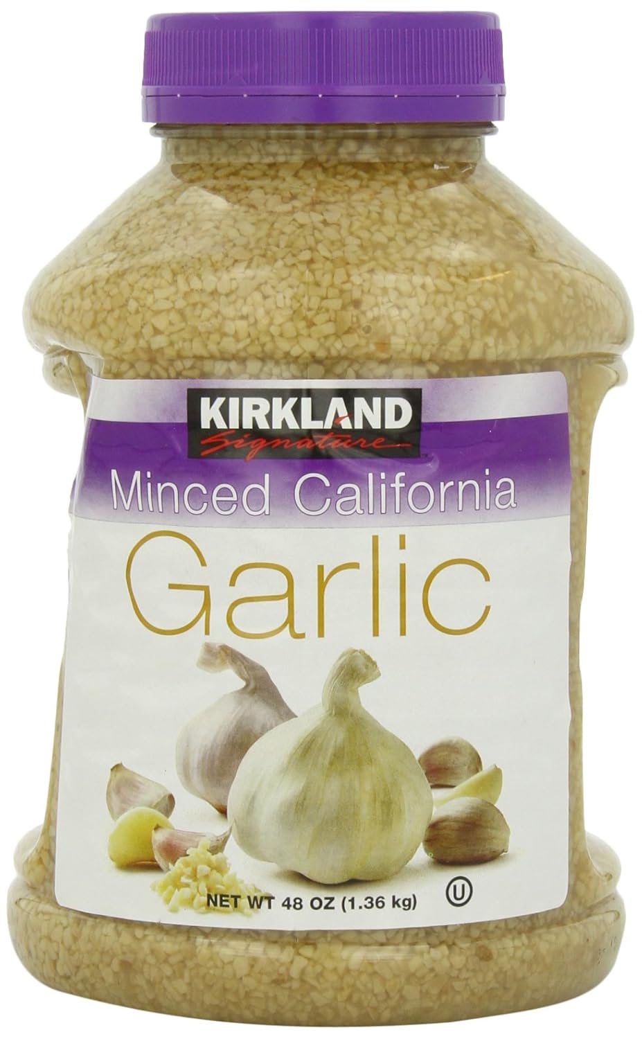 Kirkland Signature Minced California Garlic 3 Pound Pack of 2