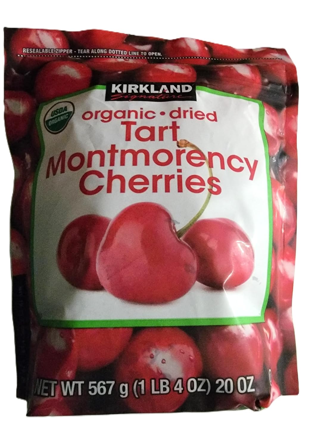 Kirkland Signature Dried Natural Cherries 20 Ounce 20 Ounce Bags