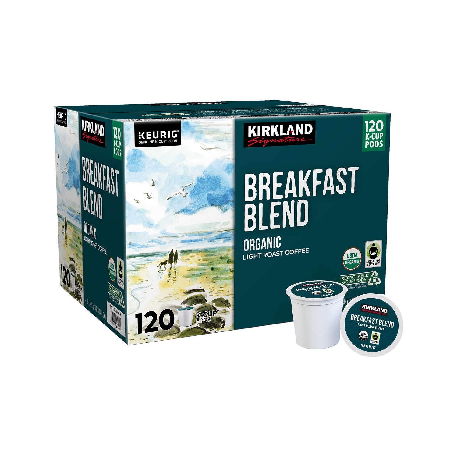 Kirkland Signature Breakfast Blend K-cup 120 Count