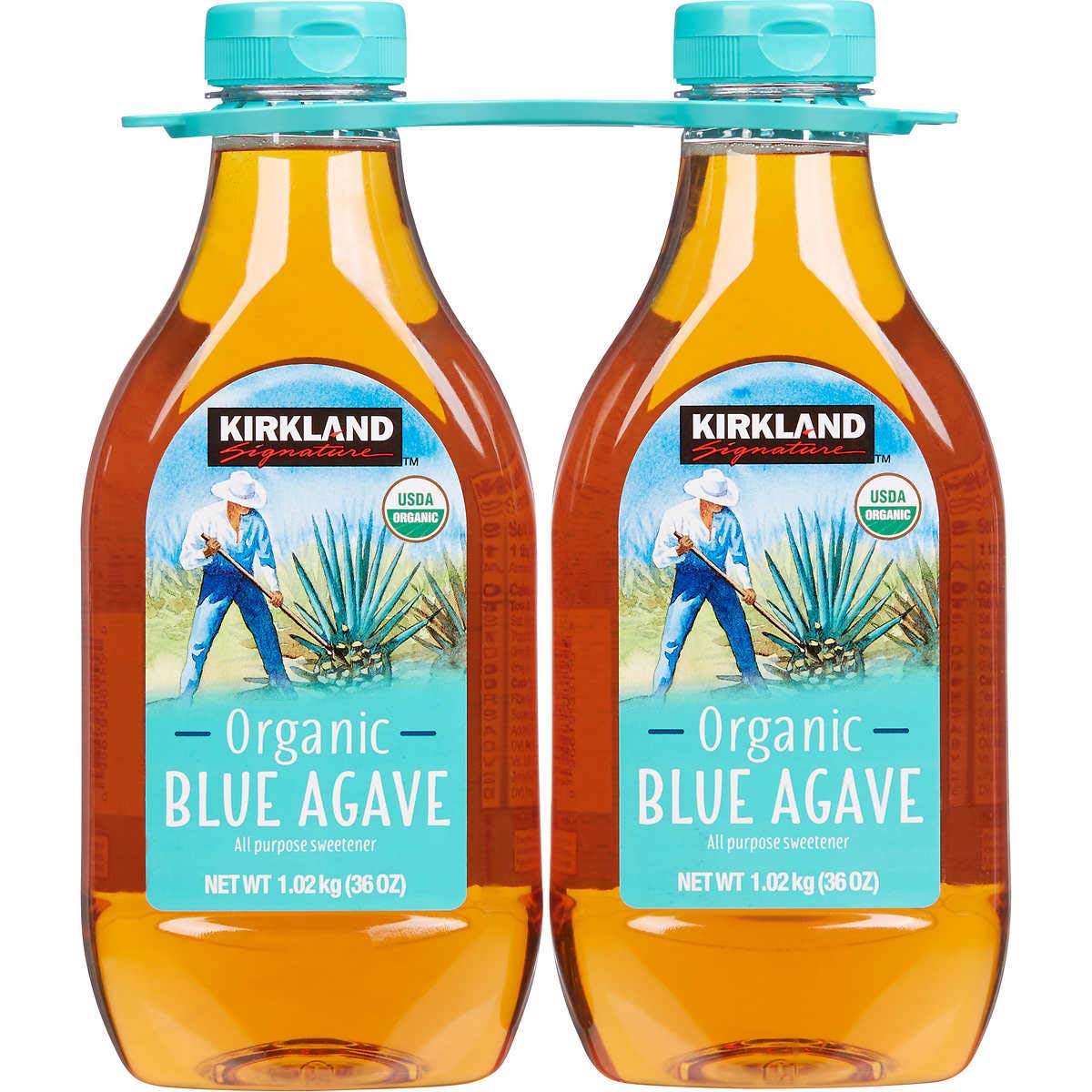 KIRKLAND SIGNATURE Organic Blue Agave Nectar 2 Pack 36 oz. ea.
