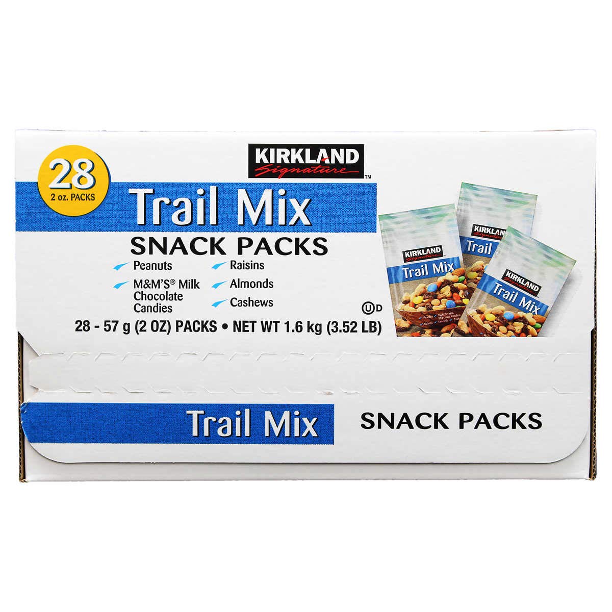 KIRKLAND SIGNATURE Trail Mix Snack Pack 3.52 Lb
