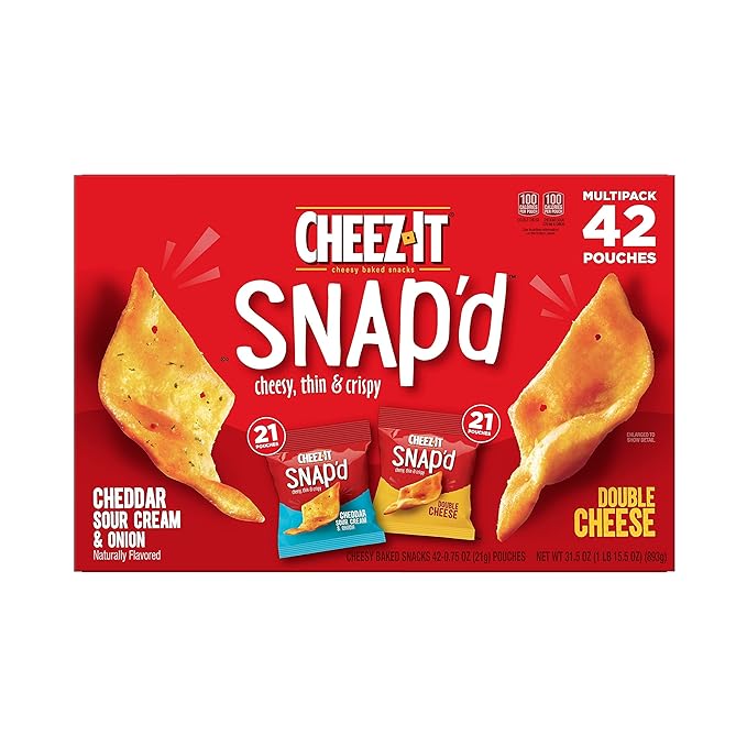 Cheez-It SNAP'D Pack 42 Packs